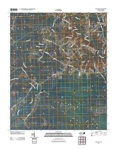Haws Run North Carolina Historical topographic map, 1:24000 scale, 7.5 X 7.5 Minute, Year 2011