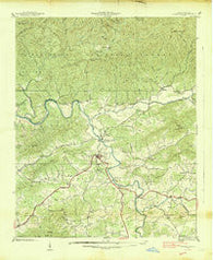 Hayesville North Carolina Historical topographic map, 1:24000 scale, 7.5 X 7.5 Minute, Year 1938
