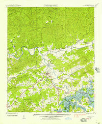 Hayesville North Carolina Historical topographic map, 1:24000 scale, 7.5 X 7.5 Minute, Year 1937