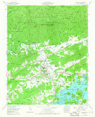 Hayesville North Carolina Historical topographic map, 1:24000 scale, 7.5 X 7.5 Minute, Year 1966