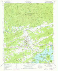 Hayesville North Carolina Historical topographic map, 1:24000 scale, 7.5 X 7.5 Minute, Year 1966