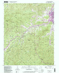 Hazelwood North Carolina Historical topographic map, 1:24000 scale, 7.5 X 7.5 Minute, Year 1997