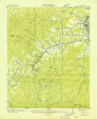 Hazelwood North Carolina Historical topographic map, 1:24000 scale, 7.5 X 7.5 Minute, Year 1935