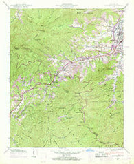 Hazelwood North Carolina Historical topographic map, 1:24000 scale, 7.5 X 7.5 Minute, Year 1941