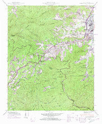 Hazelwood North Carolina Historical topographic map, 1:24000 scale, 7.5 X 7.5 Minute, Year 1941