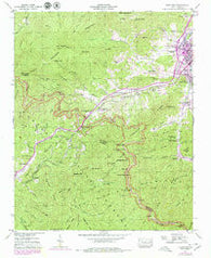 Hazelwood North Carolina Historical topographic map, 1:24000 scale, 7.5 X 7.5 Minute, Year 1941