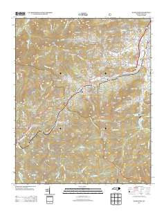 Hazelwood North Carolina Historical topographic map, 1:24000 scale, 7.5 X 7.5 Minute, Year 2013