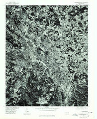 Hendersonville North Carolina Historical topographic map, 1:24000 scale, 7.5 X 7.5 Minute, Year 1977