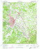 Hendersonville North Carolina Historical topographic map, 1:24000 scale, 7.5 X 7.5 Minute, Year 1965