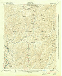 Hepco North Carolina Historical topographic map, 1:24000 scale, 7.5 X 7.5 Minute, Year 1942