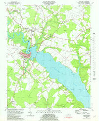 Hertford North Carolina Historical topographic map, 1:24000 scale, 7.5 X 7.5 Minute, Year 1982