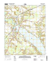 Hertford North Carolina Current topographic map, 1:24000 scale, 7.5 X 7.5 Minute, Year 2016