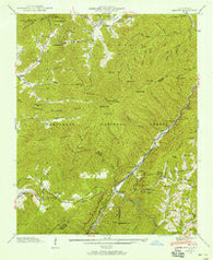 Hewitt North Carolina Historical topographic map, 1:24000 scale, 7.5 X 7.5 Minute, Year 1940