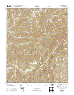 Hewitt North Carolina Historical topographic map, 1:24000 scale, 7.5 X 7.5 Minute, Year 2013
