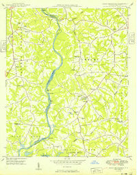 Hicks Crossroads North Carolina Historical topographic map, 1:24000 scale, 7.5 X 7.5 Minute, Year 1949