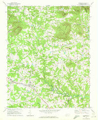 Hiddenite North Carolina Historical topographic map, 1:24000 scale, 7.5 X 7.5 Minute, Year 1970