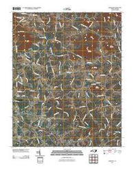 Hiddenite North Carolina Historical topographic map, 1:24000 scale, 7.5 X 7.5 Minute, Year 2010