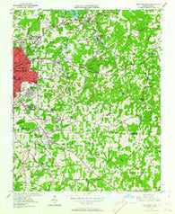 High Point East North Carolina Historical topographic map, 1:24000 scale, 7.5 X 7.5 Minute, Year 1950