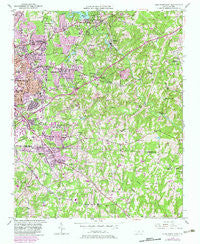 High Point East North Carolina Historical topographic map, 1:24000 scale, 7.5 X 7.5 Minute, Year 1950