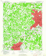 High Point West North Carolina Historical topographic map, 1:24000 scale, 7.5 X 7.5 Minute, Year 1949