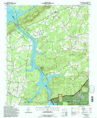 High Rock North Carolina Historical topographic map, 1:24000 scale, 7.5 X 7.5 Minute, Year 1994