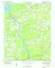 High Rock North Carolina Historical topographic map, 1:24000 scale, 7.5 X 7.5 Minute, Year 1949