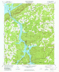 High Rock North Carolina Historical topographic map, 1:24000 scale, 7.5 X 7.5 Minute, Year 1980