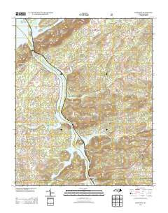 High Rock North Carolina Historical topographic map, 1:24000 scale, 7.5 X 7.5 Minute, Year 2013