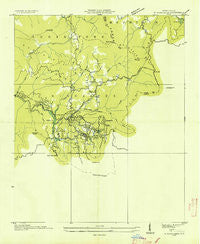 Highlands North Carolina Historical topographic map, 1:24000 scale, 7.5 X 7.5 Minute, Year 1935