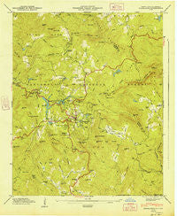 Highlands North Carolina Historical topographic map, 1:24000 scale, 7.5 X 7.5 Minute, Year 1947