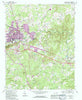 Hillsborough North Carolina Historical topographic map, 1:24000 scale, 7.5 X 7.5 Minute, Year 1968