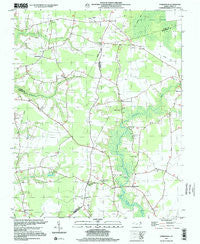 Hobbsville North Carolina Historical topographic map, 1:24000 scale, 7.5 X 7.5 Minute, Year 1997