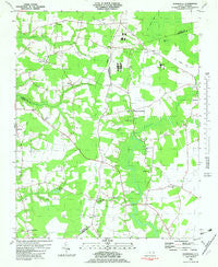 Hobbsville North Carolina Historical topographic map, 1:24000 scale, 7.5 X 7.5 Minute, Year 1982