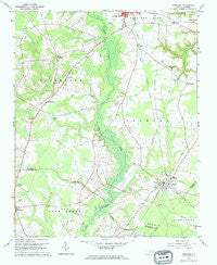 Hobgood North Carolina Historical topographic map, 1:24000 scale, 7.5 X 7.5 Minute, Year 1962