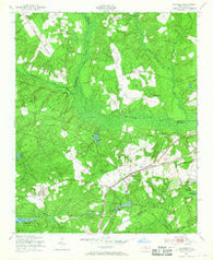 Hoffman North Carolina Historical topographic map, 1:24000 scale, 7.5 X 7.5 Minute, Year 1949