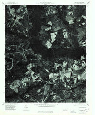 Hoffman North Carolina Historical topographic map, 1:24000 scale, 7.5 X 7.5 Minute, Year 1976