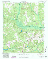 Hoffman North Carolina Historical topographic map, 1:24000 scale, 7.5 X 7.5 Minute, Year 1949