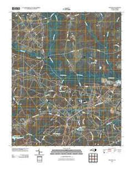 Hoffman North Carolina Historical topographic map, 1:24000 scale, 7.5 X 7.5 Minute, Year 2010