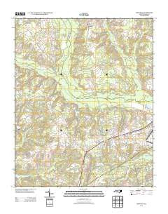 Hoffman North Carolina Historical topographic map, 1:24000 scale, 7.5 X 7.5 Minute, Year 2013