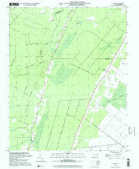 Hoke North Carolina Historical topographic map, 1:24000 scale, 7.5 X 7.5 Minute, Year 1997