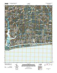 Holden Beach North Carolina Historical topographic map, 1:24000 scale, 7.5 X 7.5 Minute, Year 2010
