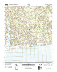 Holden Beach North Carolina Historical topographic map, 1:24000 scale, 7.5 X 7.5 Minute, Year 2013