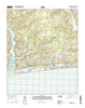 Holden Beach North Carolina Current topographic map, 1:24000 scale, 7.5 X 7.5 Minute, Year 2016
