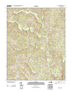 Hollister North Carolina Historical topographic map, 1:24000 scale, 7.5 X 7.5 Minute, Year 2013