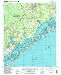 Holly Ridge North Carolina Historical topographic map, 1:24000 scale, 7.5 X 7.5 Minute, Year 1997