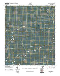 Honey Island North Carolina Historical topographic map, 1:24000 scale, 7.5 X 7.5 Minute, Year 2010