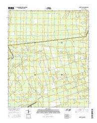Honey Island North Carolina Current topographic map, 1:24000 scale, 7.5 X 7.5 Minute, Year 2016