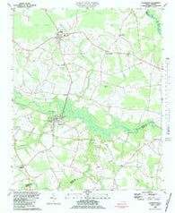 Hookerton North Carolina Historical topographic map, 1:24000 scale, 7.5 X 7.5 Minute, Year 1982
