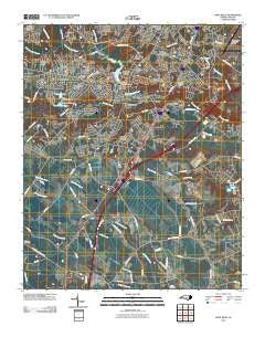 Hope Mills North Carolina Historical topographic map, 1:24000 scale, 7.5 X 7.5 Minute, Year 2010