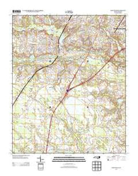 Hope Mills North Carolina Historical topographic map, 1:24000 scale, 7.5 X 7.5 Minute, Year 2013